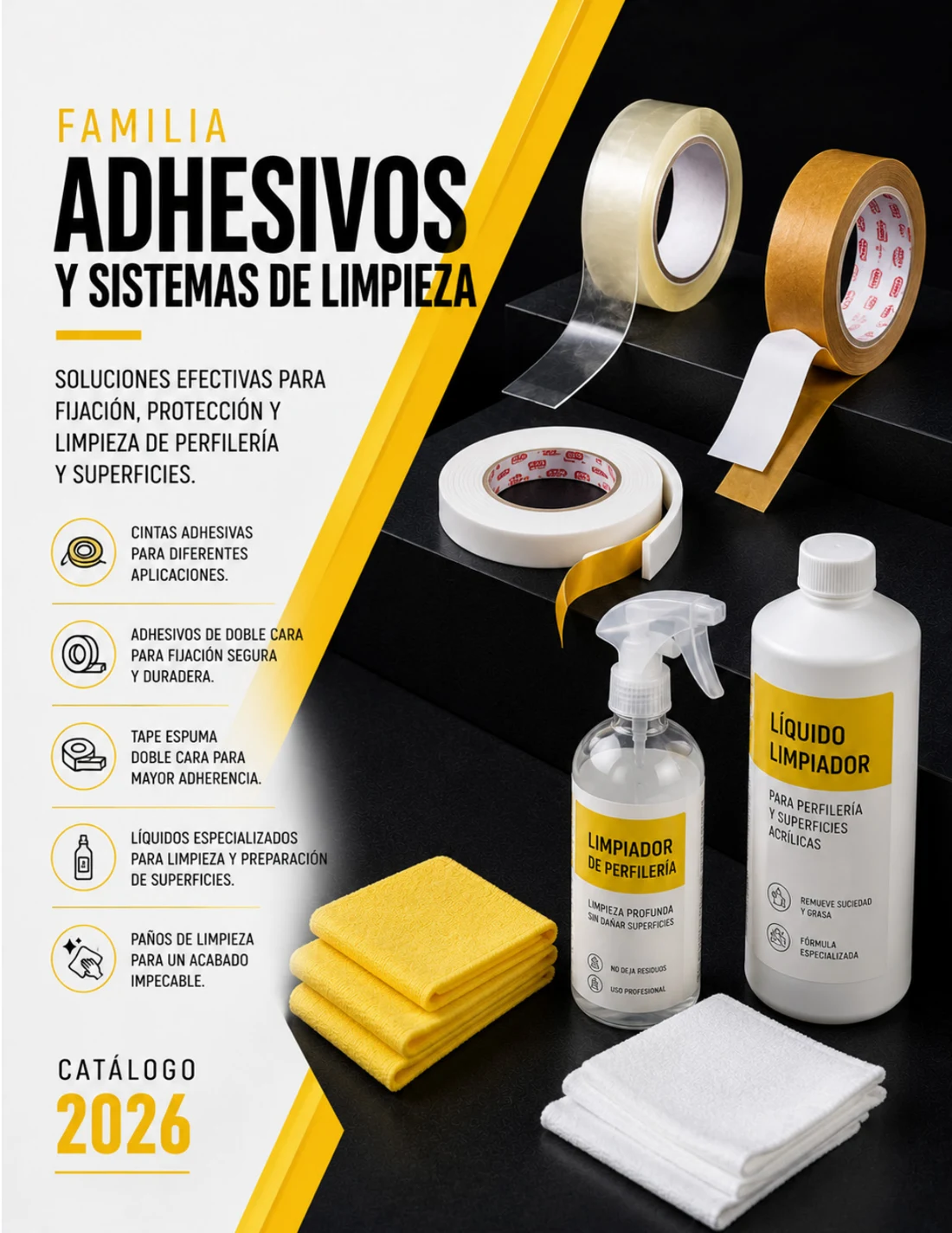Adhesivos: imagen del catálogo 2026