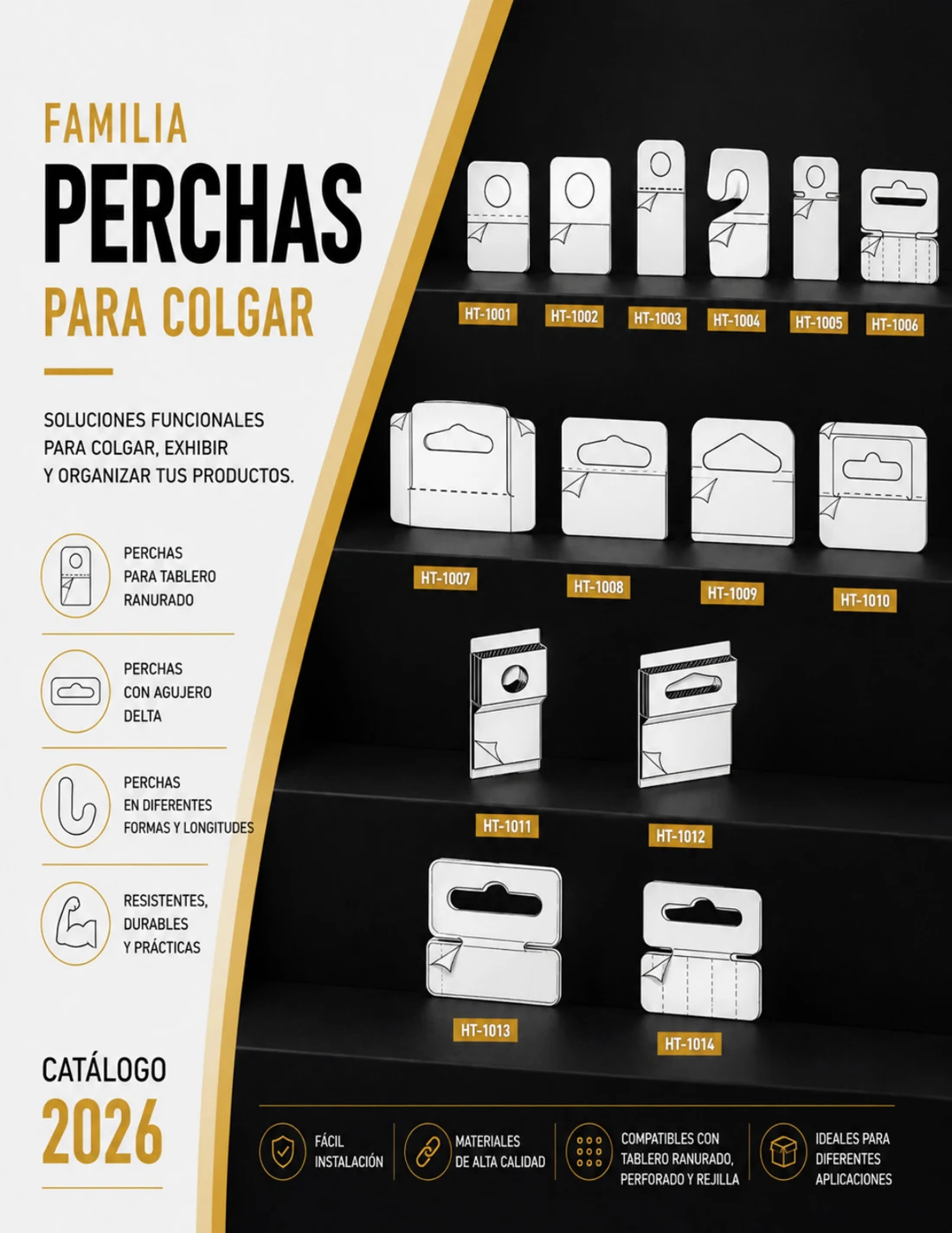 Perchas: imagen del catálogo 2026