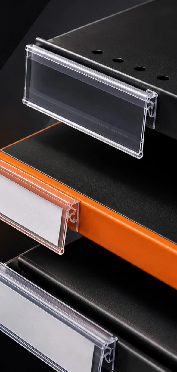 Perfiles porta etiquetas del catálogo INTERPLAST